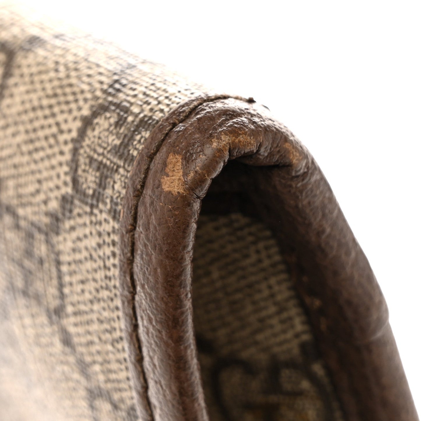 GG Supreme Monogram Web Medium Neo Vintage Flap Messenger Bag Beige New Acero