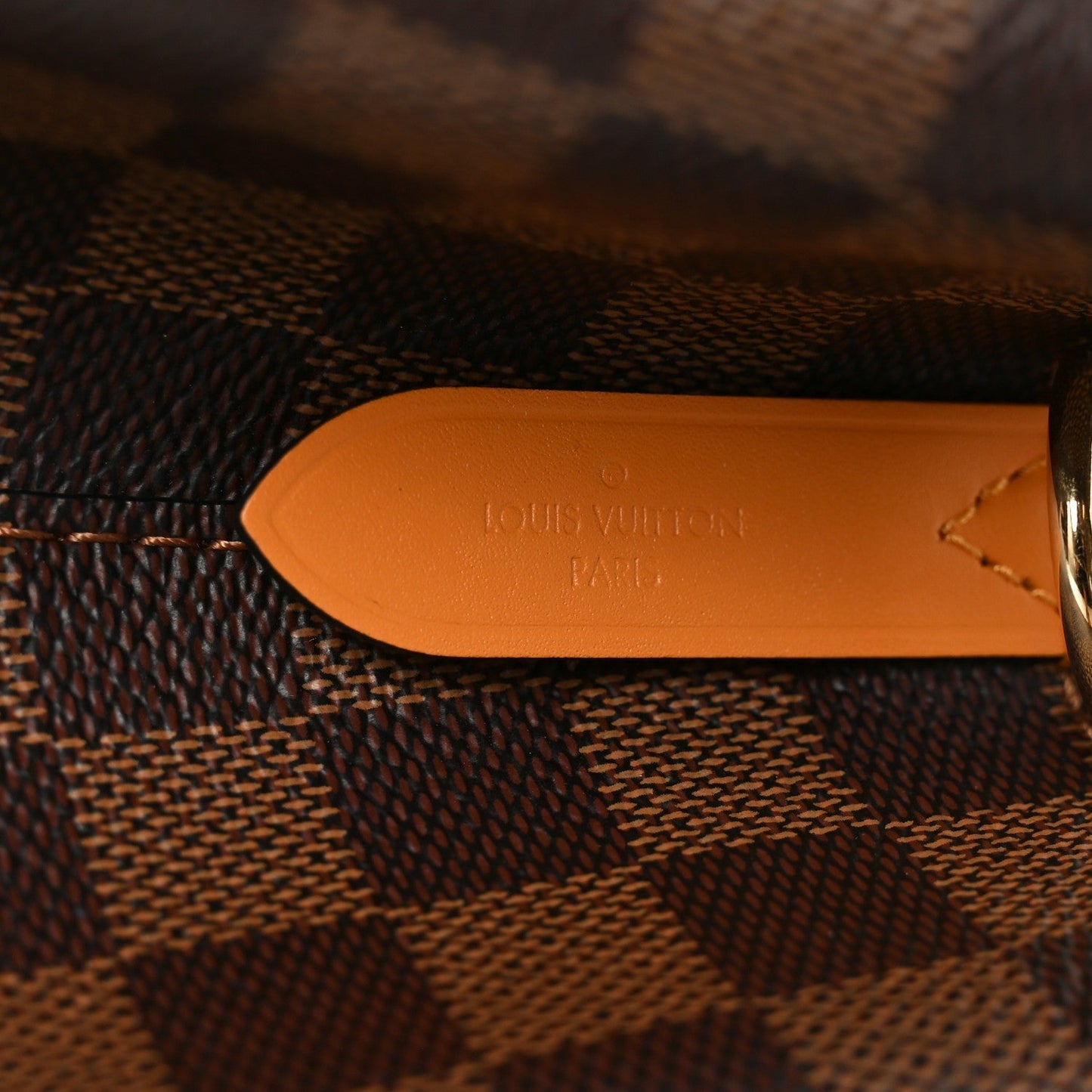 Damier Ebene Neonoe MM Safran