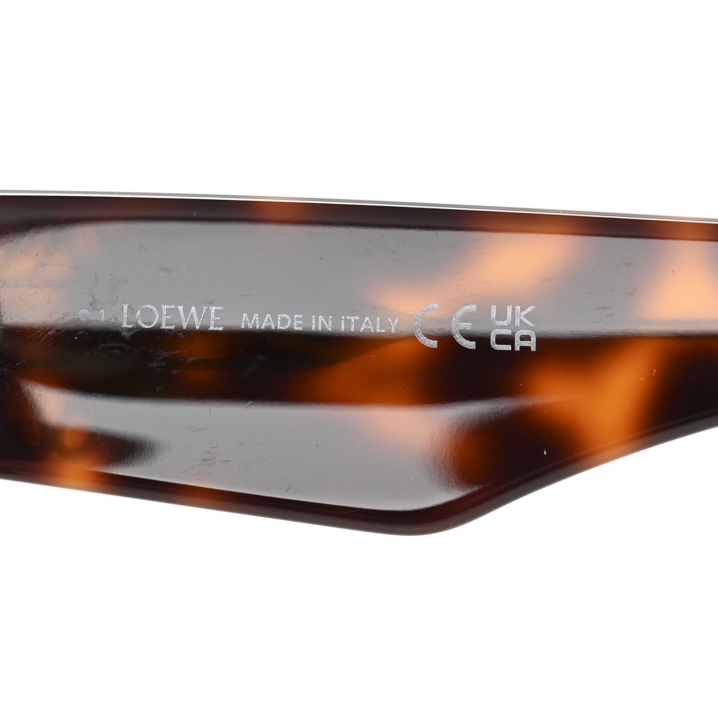 Acetate Anagram Cat Eye Sunglasses LW40145F Havana