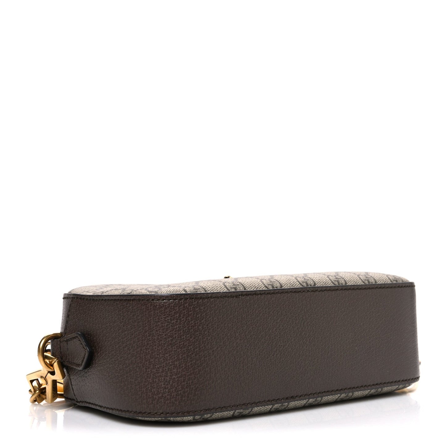 GG Supreme Monogram Web Neo Vintage Shoulder Bag Beige New Acero Crop