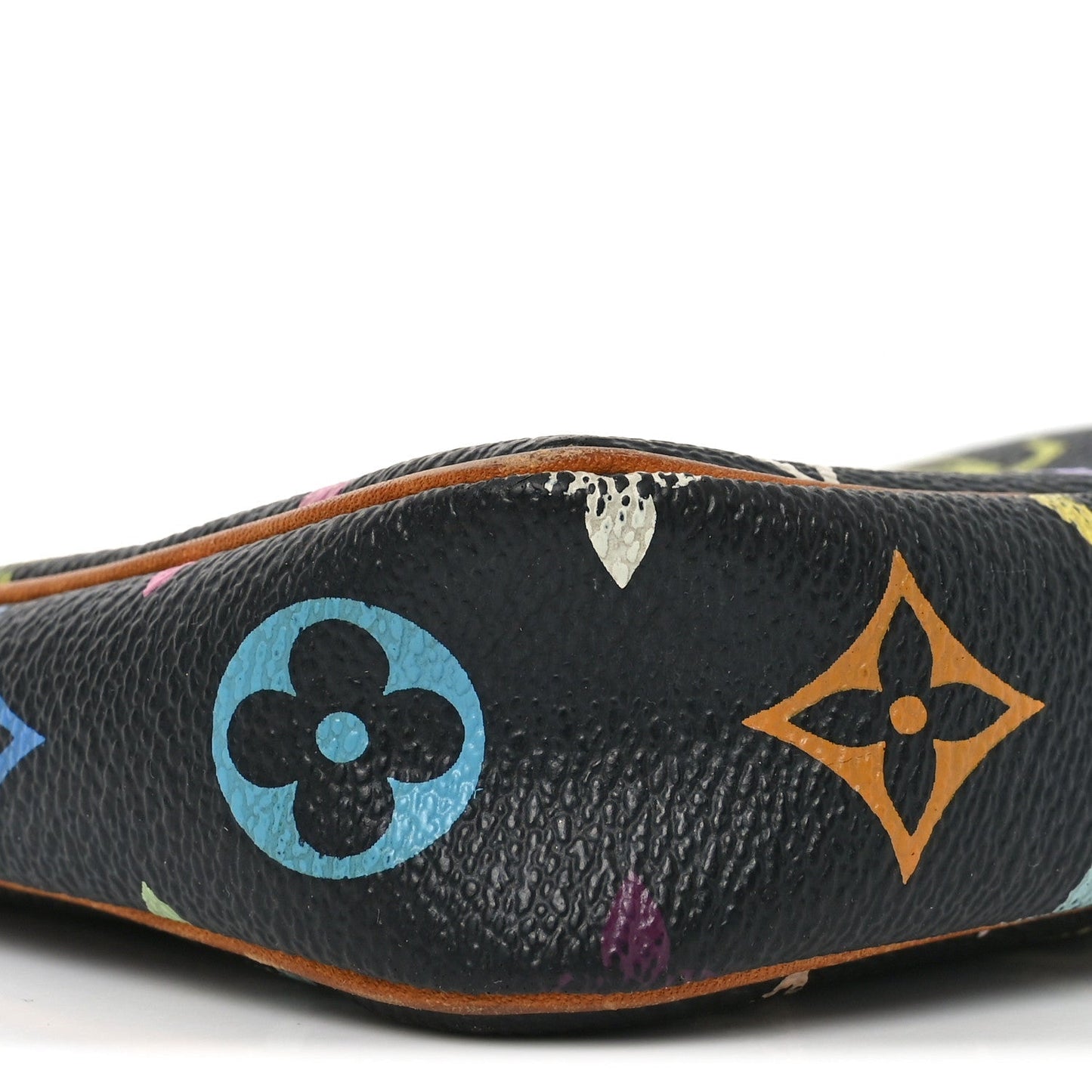 Monogram Multicolor Pochette Accessories Black