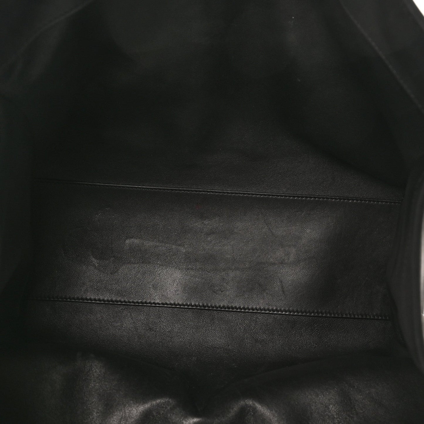 Polished Saddle Calfskin Alexia Bag Black