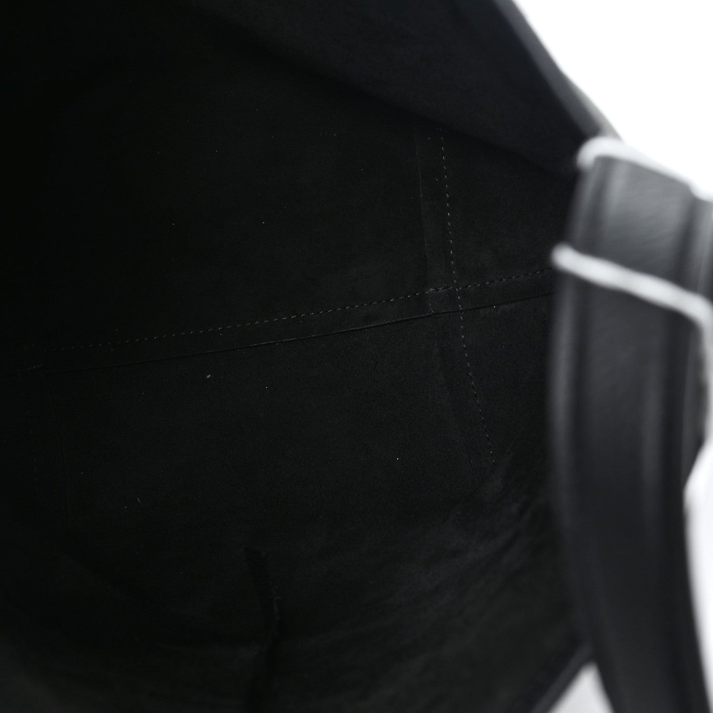 Grained Calfskin Medium N/S Park Tote Black