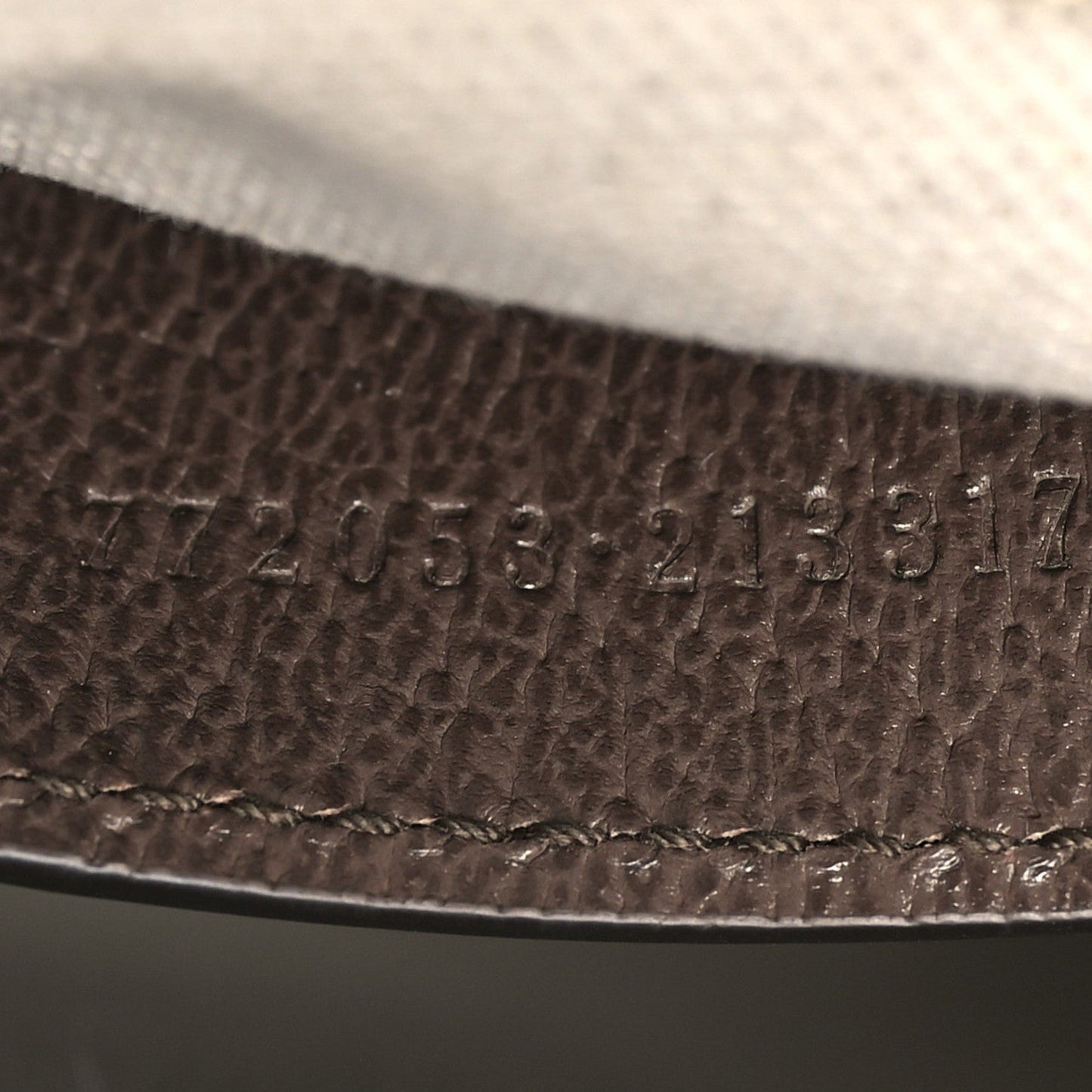 GG Supreme Monogram Textured Dollar Calfskin Web Mini Ophidia Top Handle Bowler Bag Beige Ebony New Acero