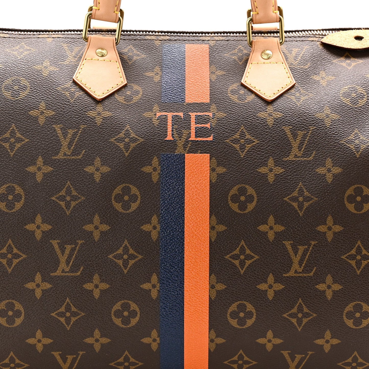 Monogram My LV Heritage Speedy 40 Orange Navy