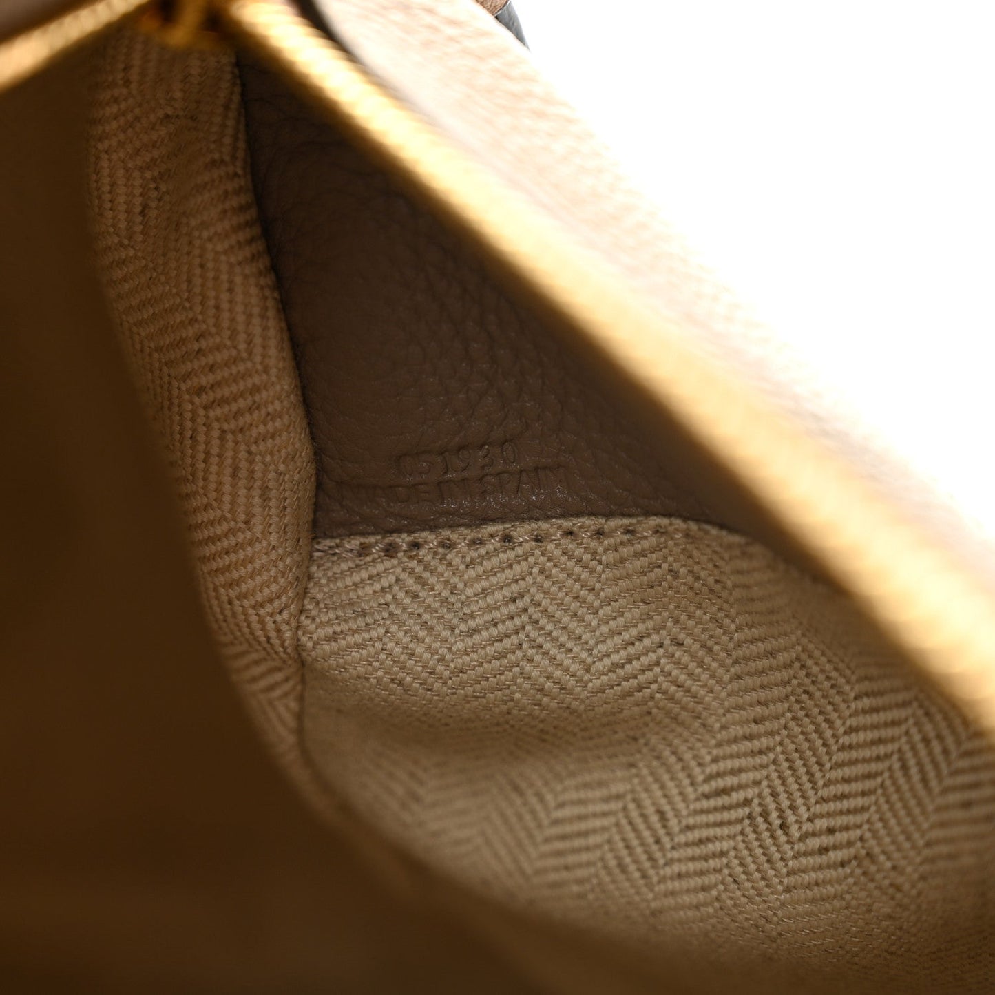 Grained Calfskin Medium Puzzle Bag Sand Mink