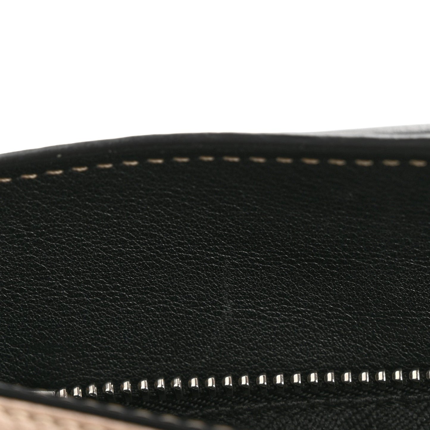 Calfskin Small Puzzle Bag Sand Soft White Black