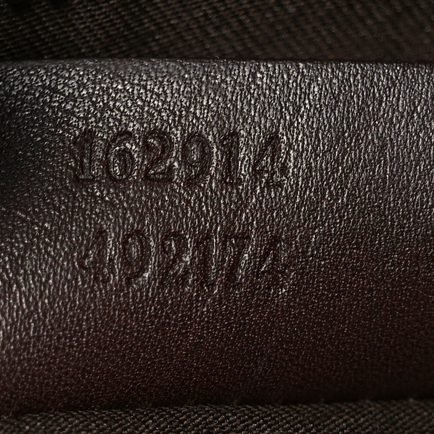 Guccissima Flat Messenger Bag Brown Dark Brown