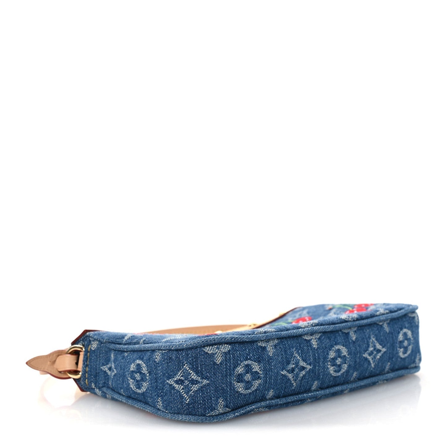 LV X TM Monogram Denim Cerises Pochette Accessories Blue