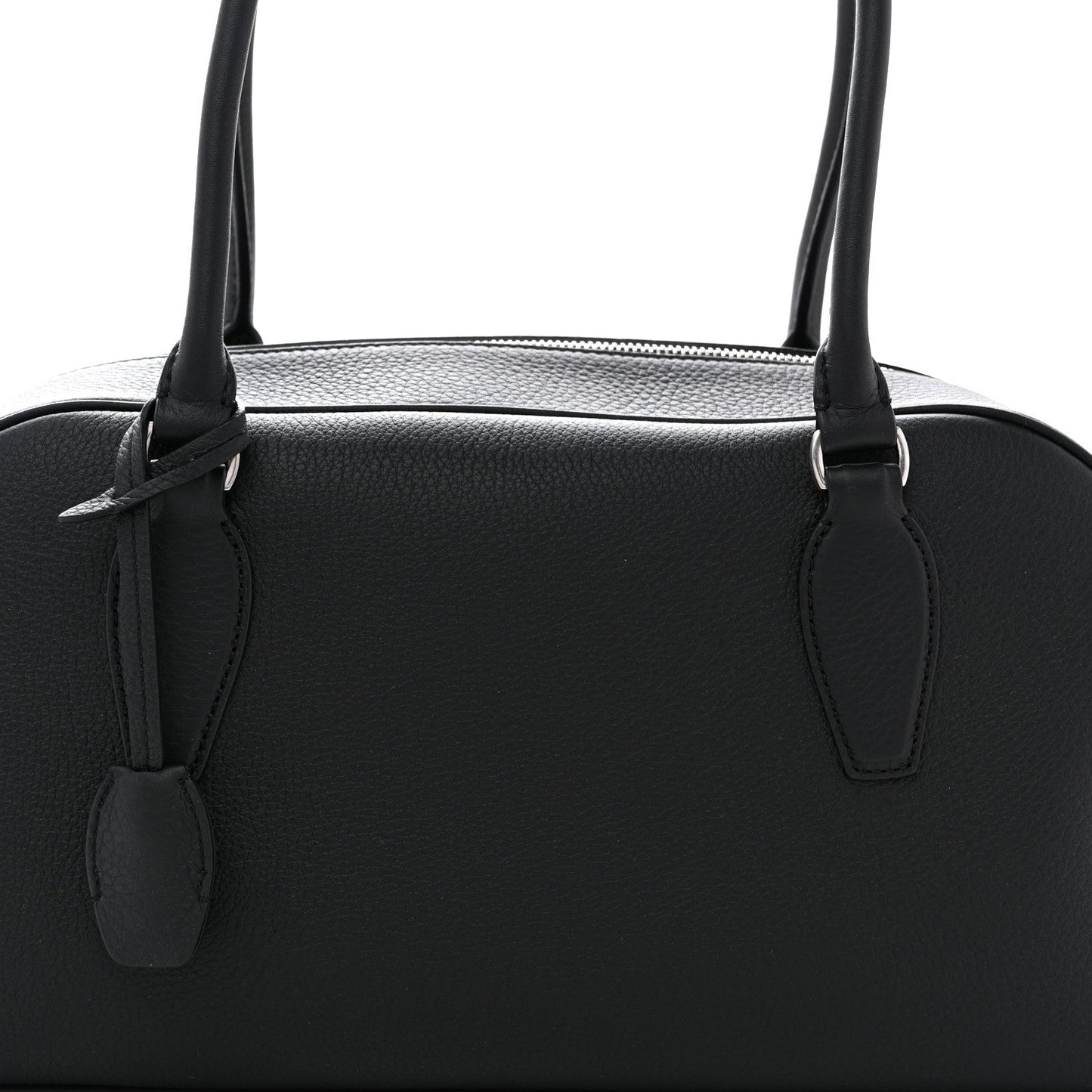 Grained Calfskin EW India Black