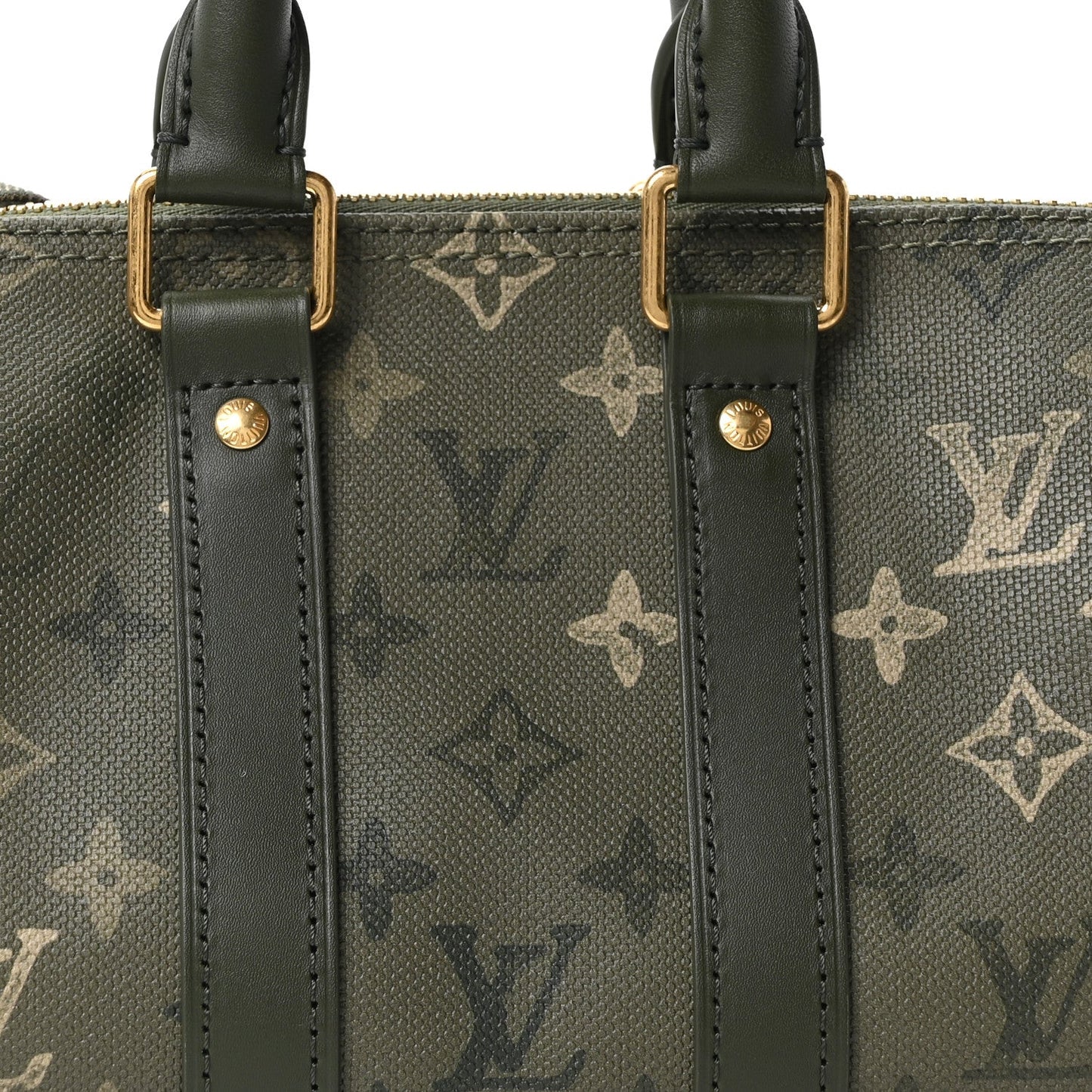 Monogram Surplus Keepall Bandouliere 25 Khaki