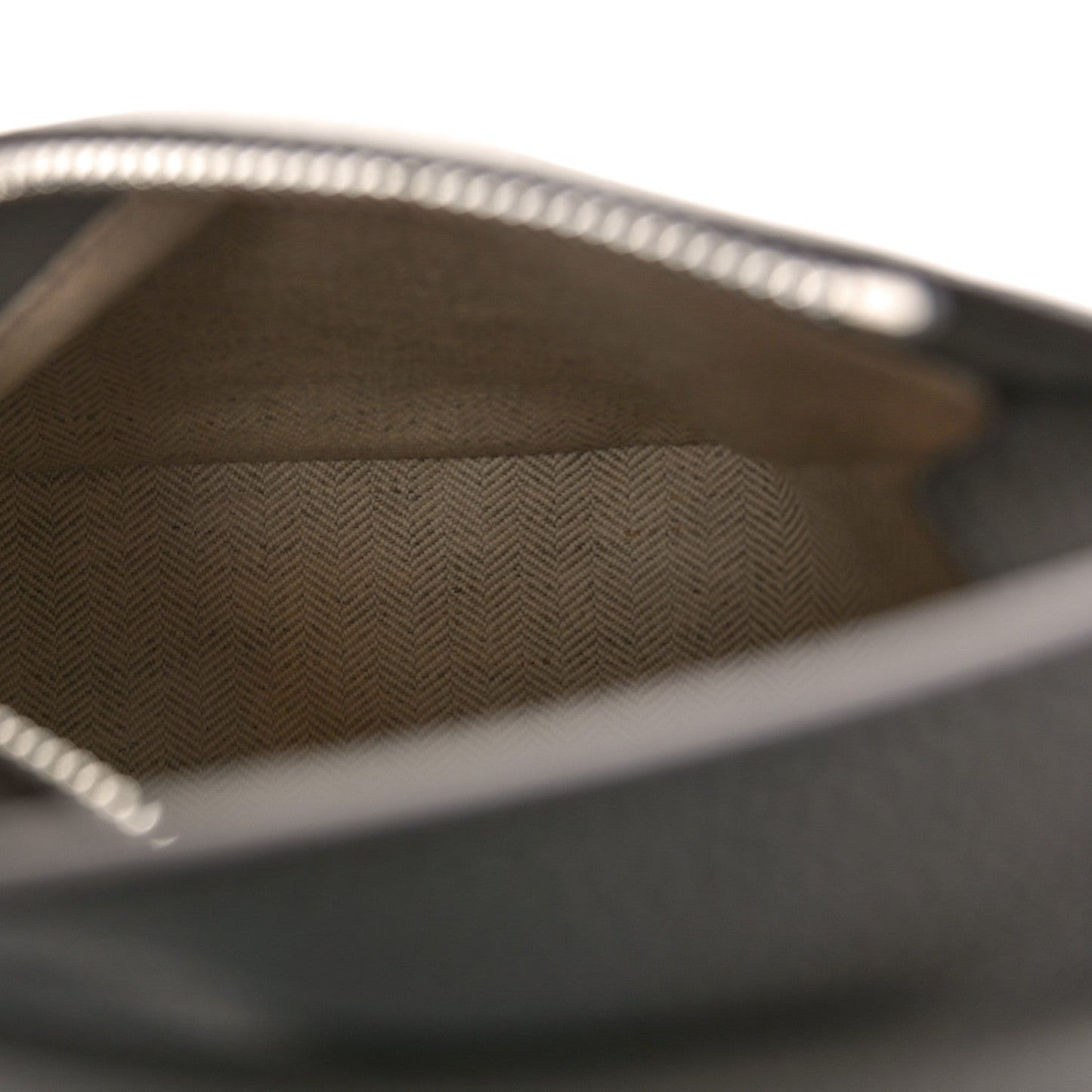 Soft Grained Calfskin Mini Puzzle Edge Bag Gunmetal