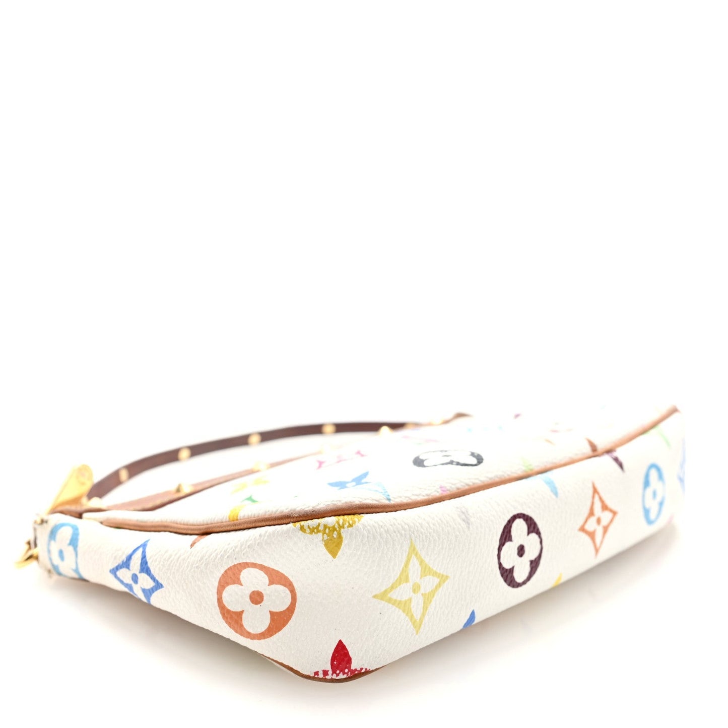 Monogram Multicolor Pochette Accessories White