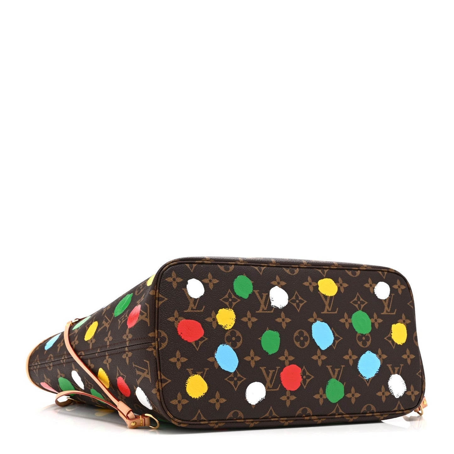 LV X YK Monogram Dots Neverfull MM