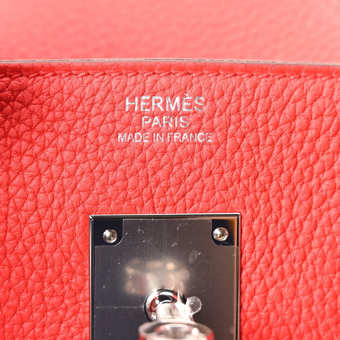 Togo Birkin 30 Rouge Radieux