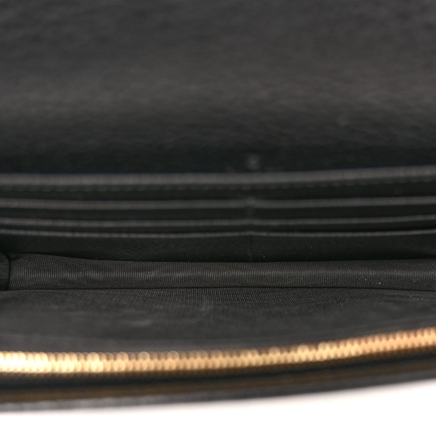 Dollar Calfskin Mini GG Marmont Chain Wallet Black
