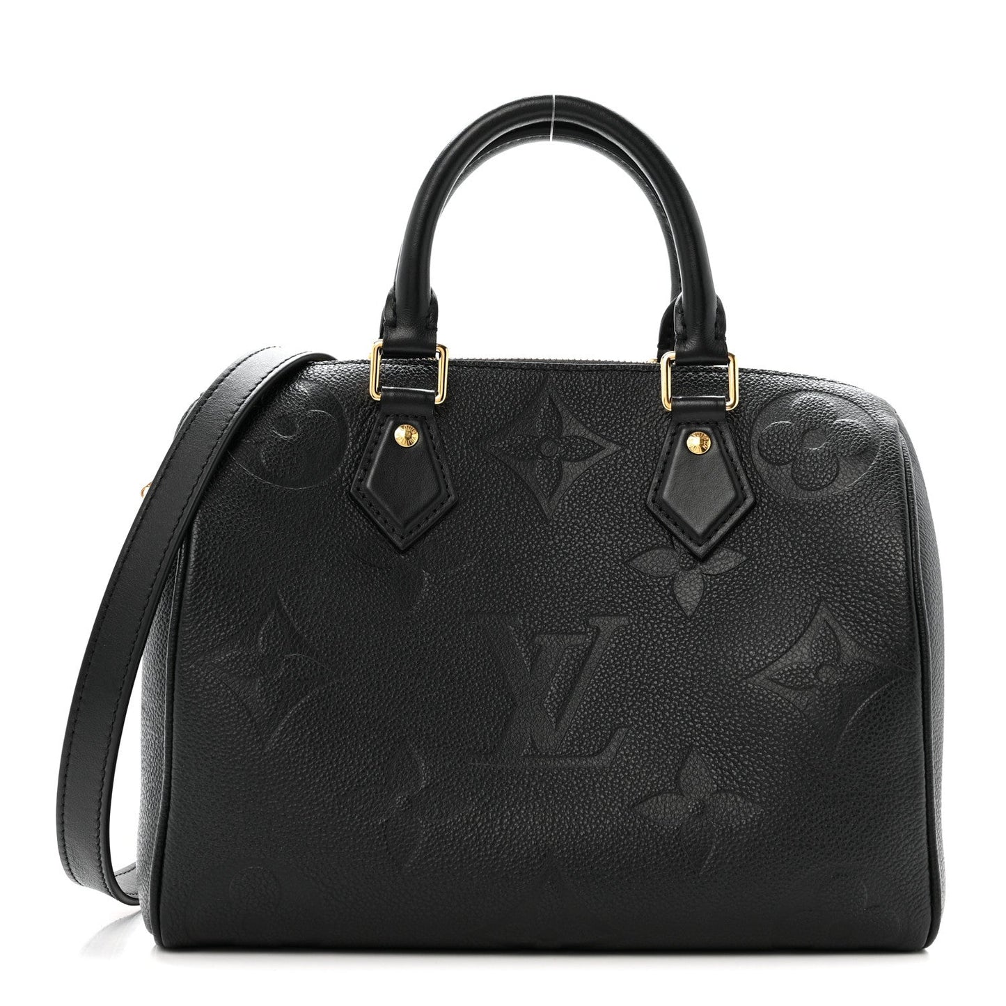 Empreinte Monogram Giant Speedy Bandouliere 25 Black
