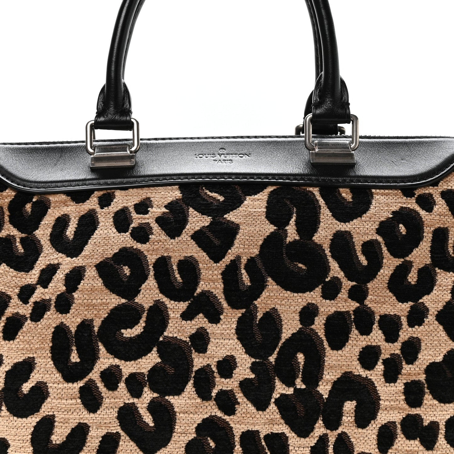 Jacquard Velvet Leopard Print Stephen Sprouse Speedy