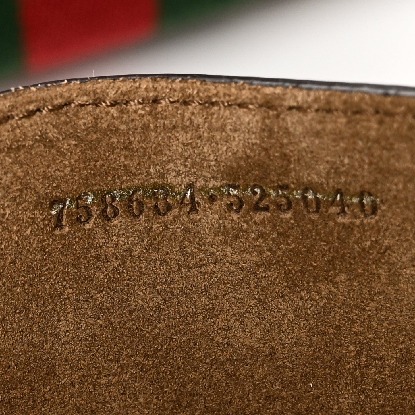 Tender GG Supreme Monogram Textured Dollar Calfskin Web Medium Jackie 1961 Crossbody Bag Beige Ebony New Acero