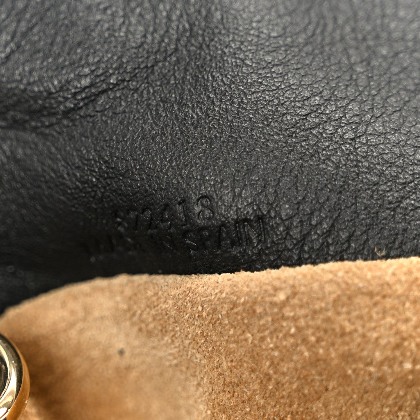 Calfskin Mini Flamenco Knot Clutch Black
