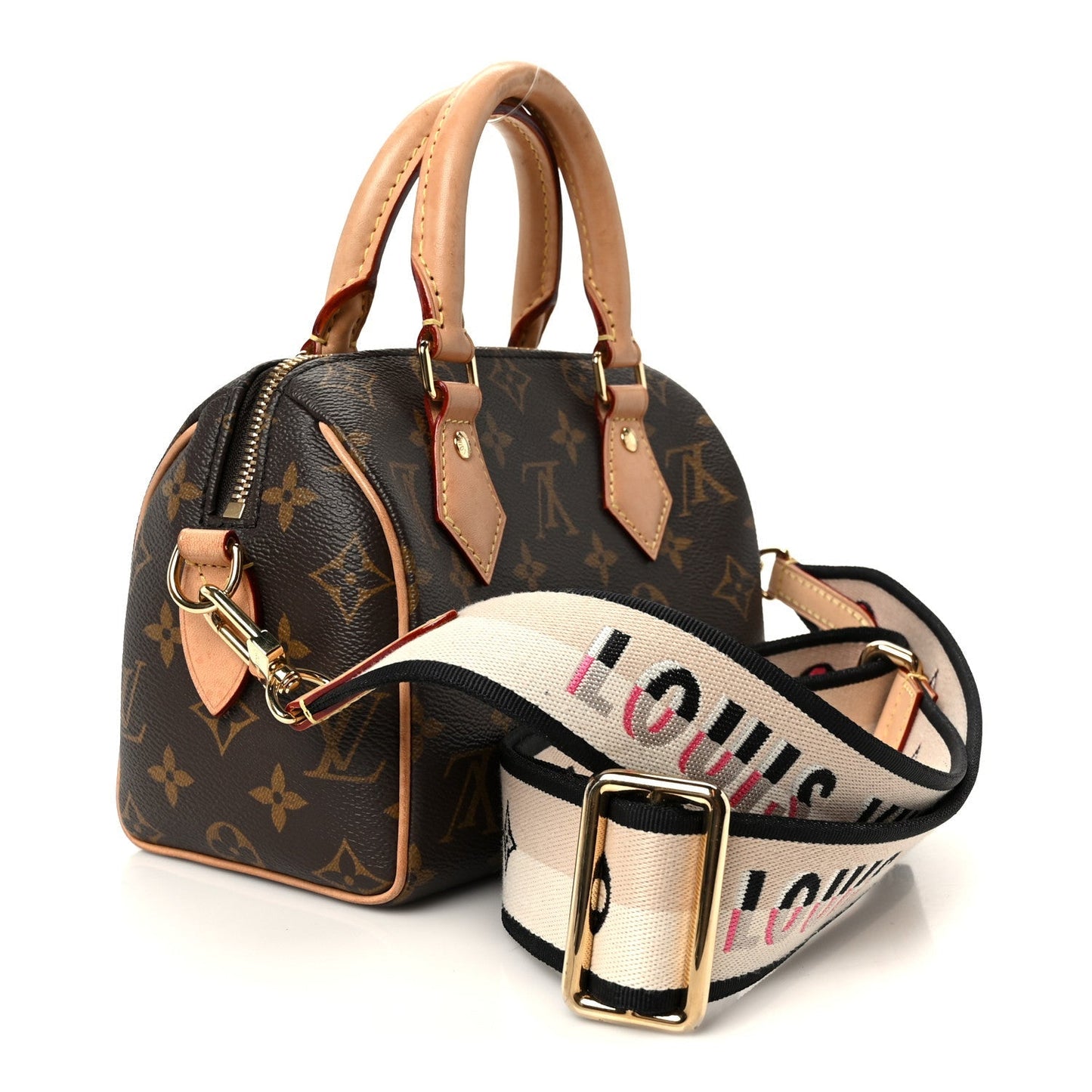 Monogram Speedy Bandouliere 20 Black