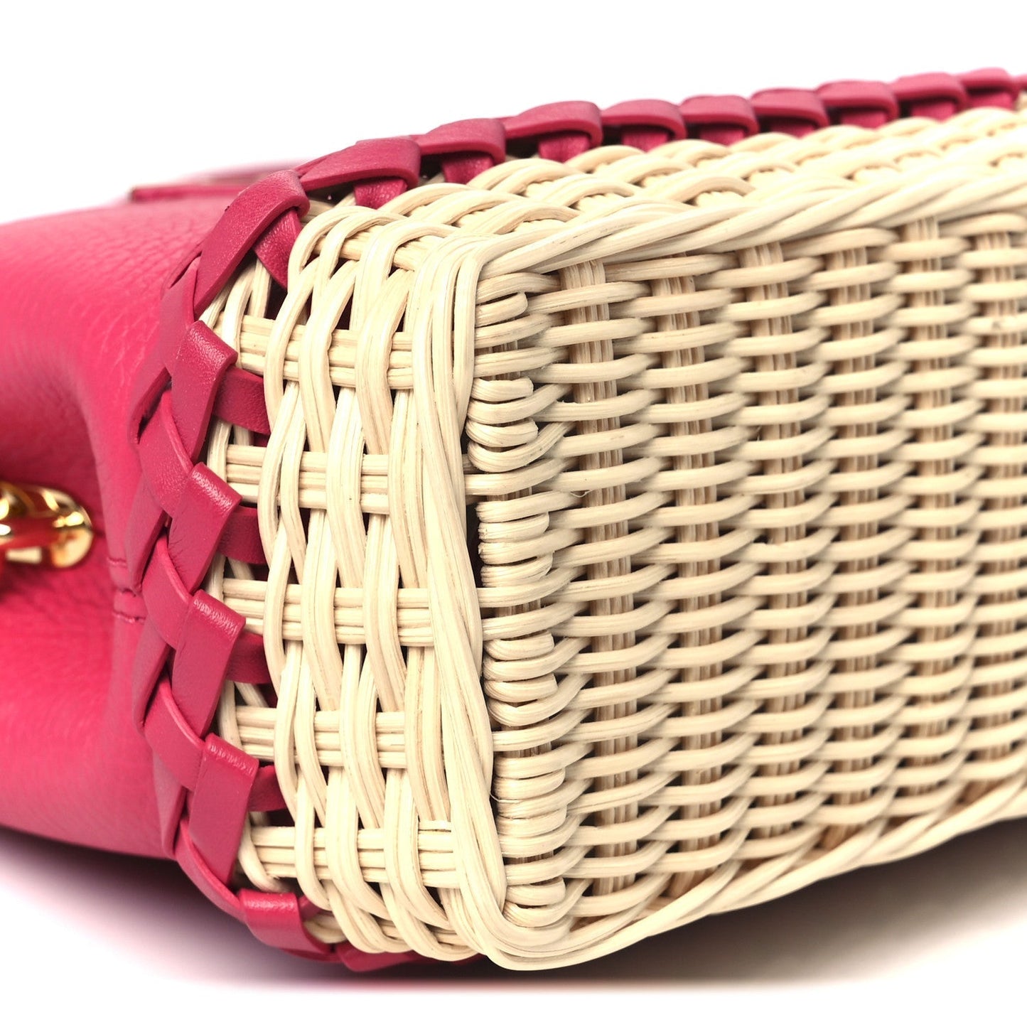 Rattan Taurillon Capucines Mini Magenta