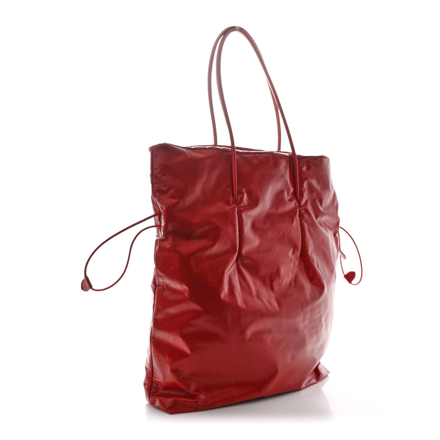 Calfskin Polly Tote Red