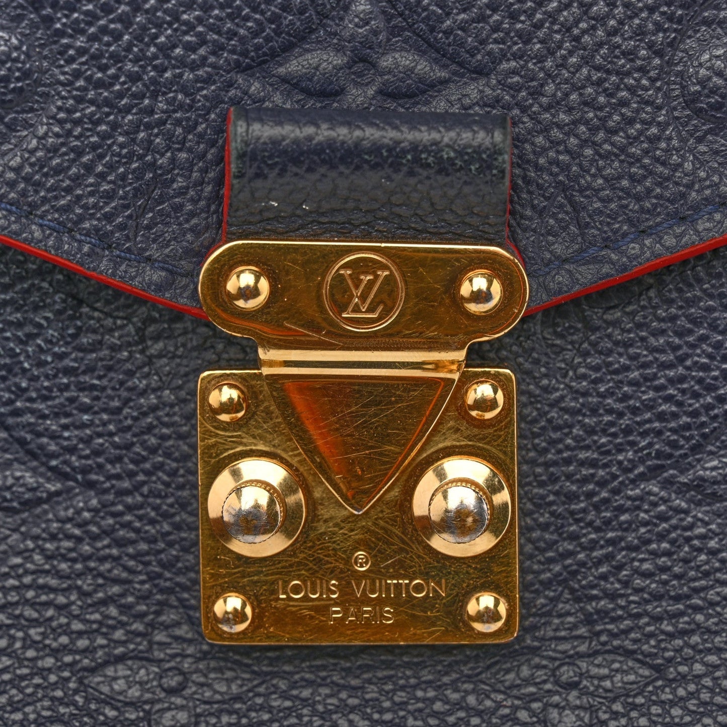Empreinte Pochette Metis Marine Rouge