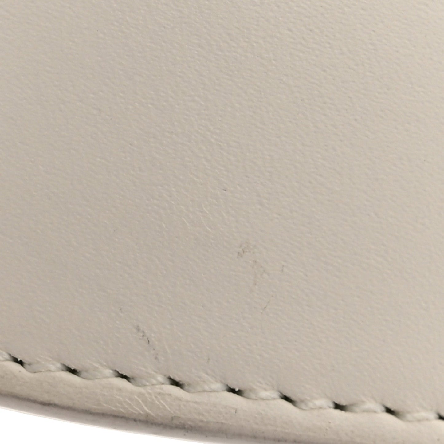 Smooth Calfskin Half Moon Shoulder Bag New Ivory