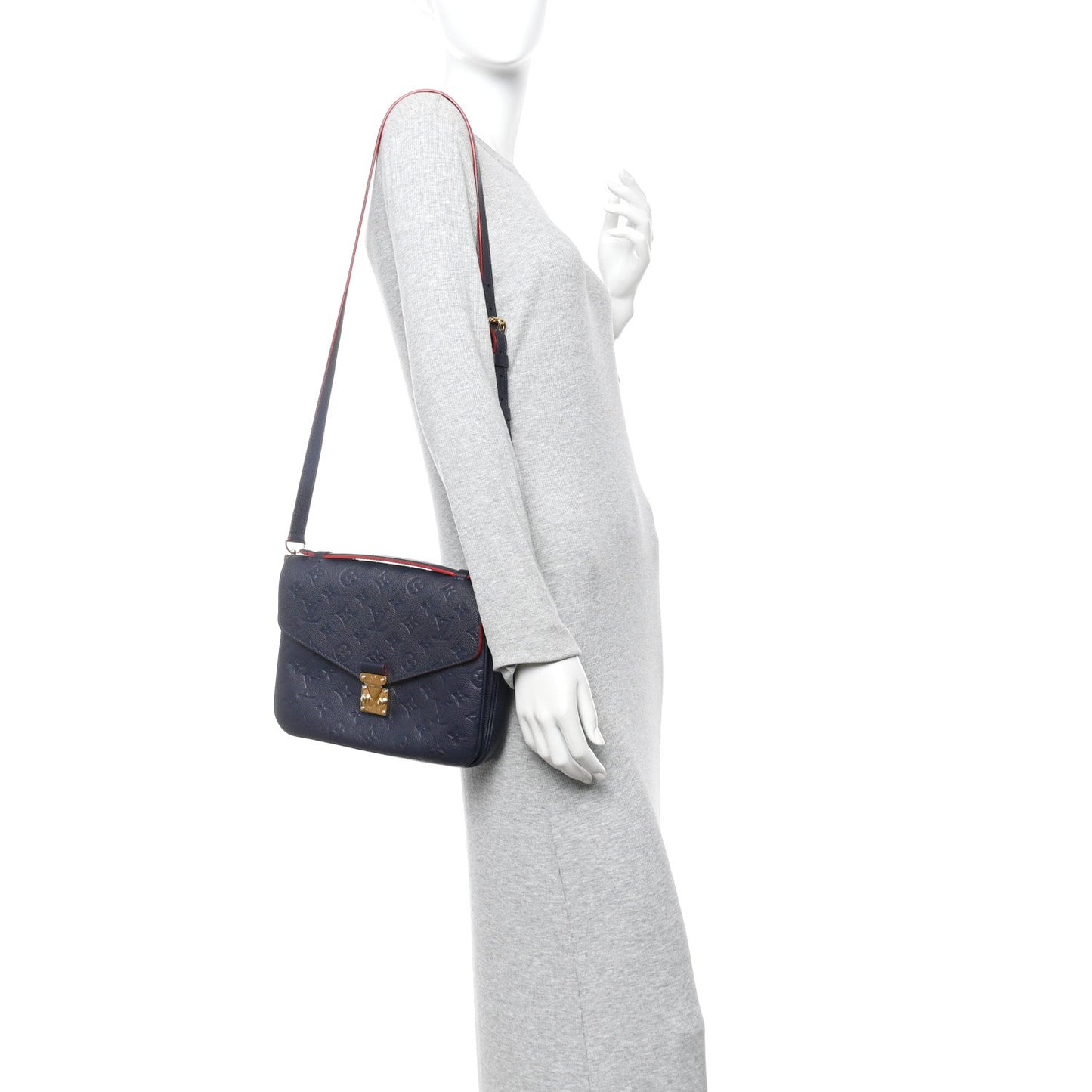 Empreinte Pochette Metis Marine Rouge