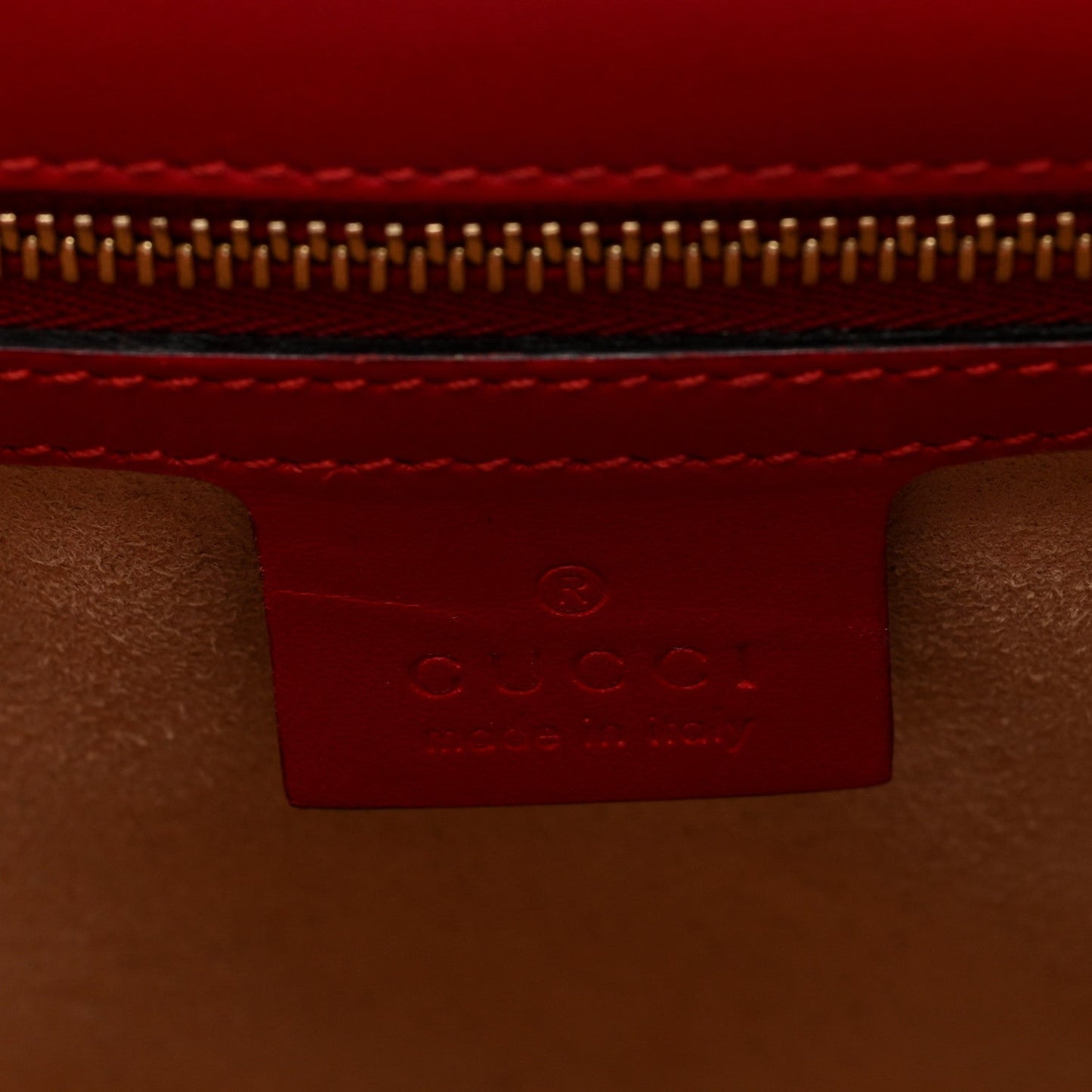 Guccissima Medium Padlock Shoulder Bag Hibiscus Red