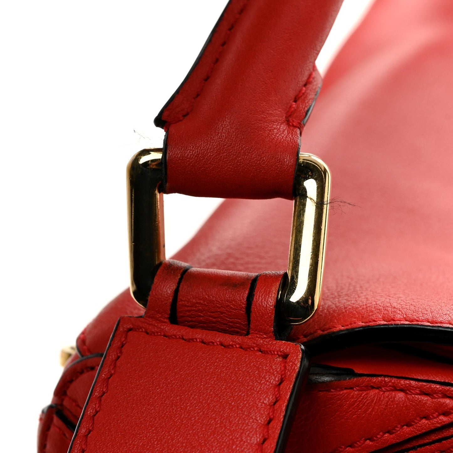 Calfskin Small Puzzle Bag Scarlet