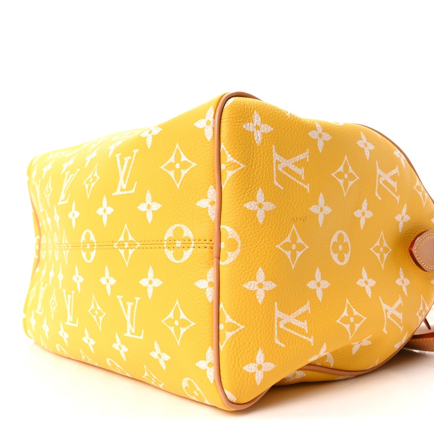 Calfskin Monogram Speedy P9 Bandouliere 25 Jaune Mat