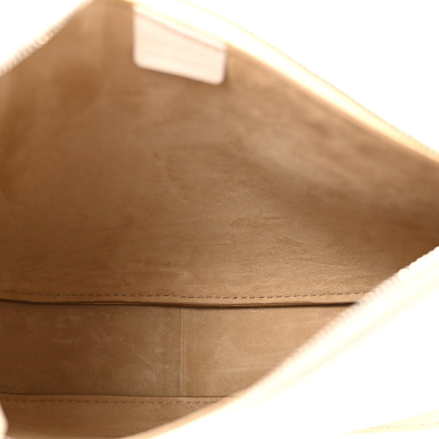 Smooth Calfskin Half Moon Shoulder Bag New Ivory