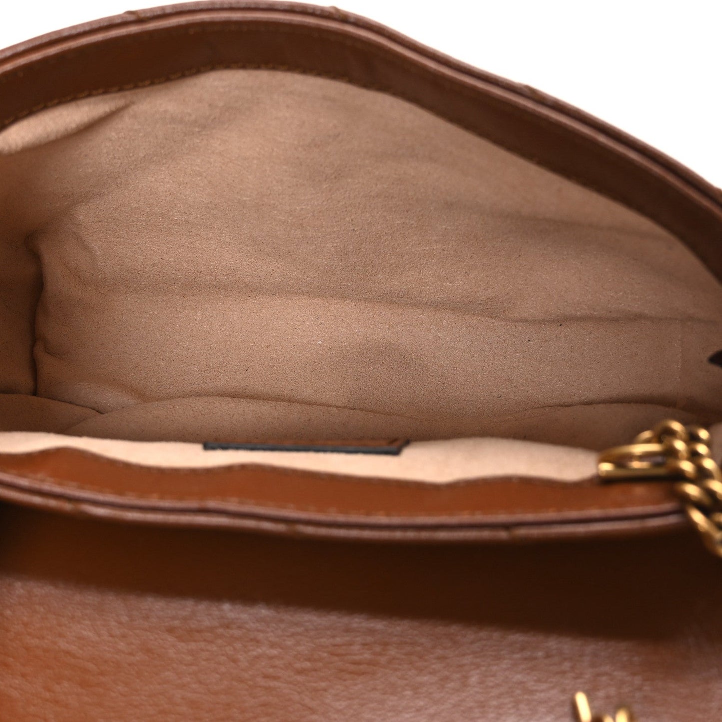 Azalea Calfskin Matelasse Diagonal Super Mini GG Marmont Shoulder Bag Cuir