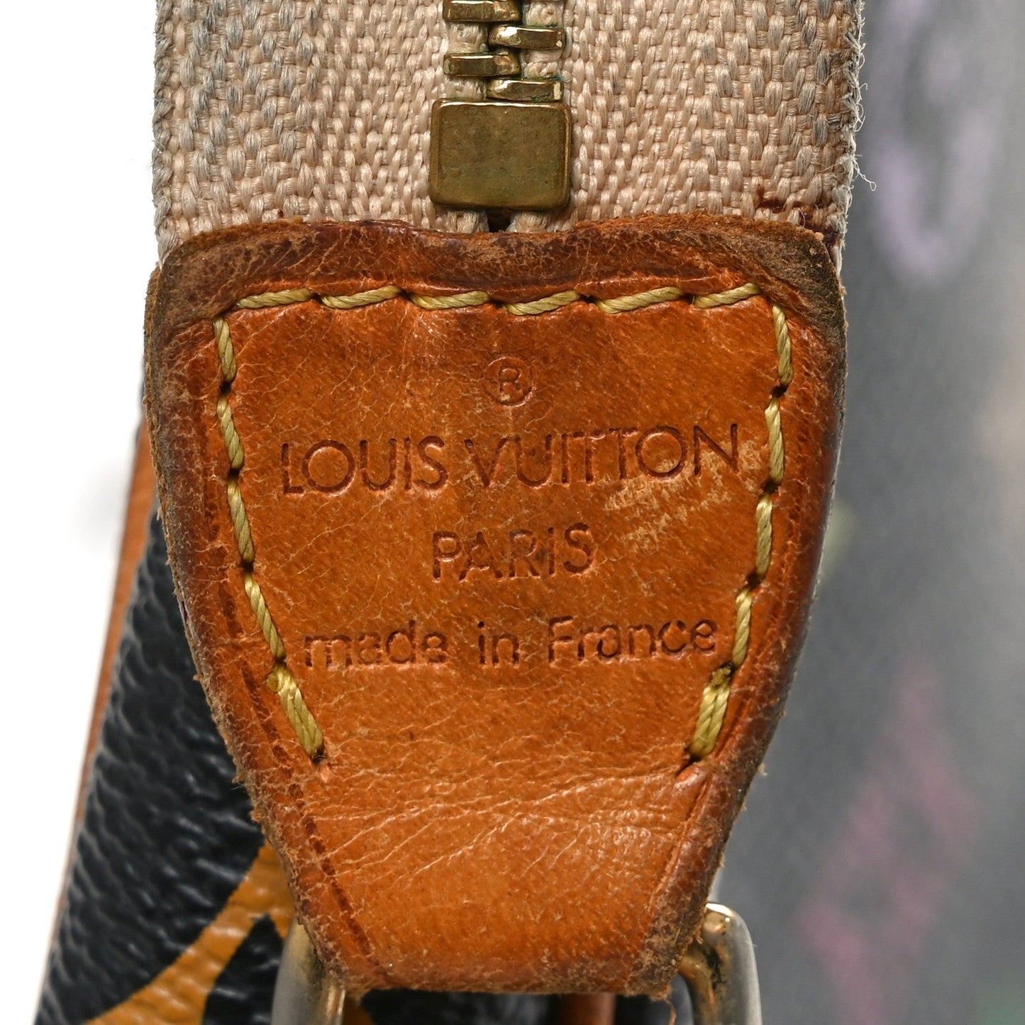 Monogram Multicolor Pochette Accessories Black