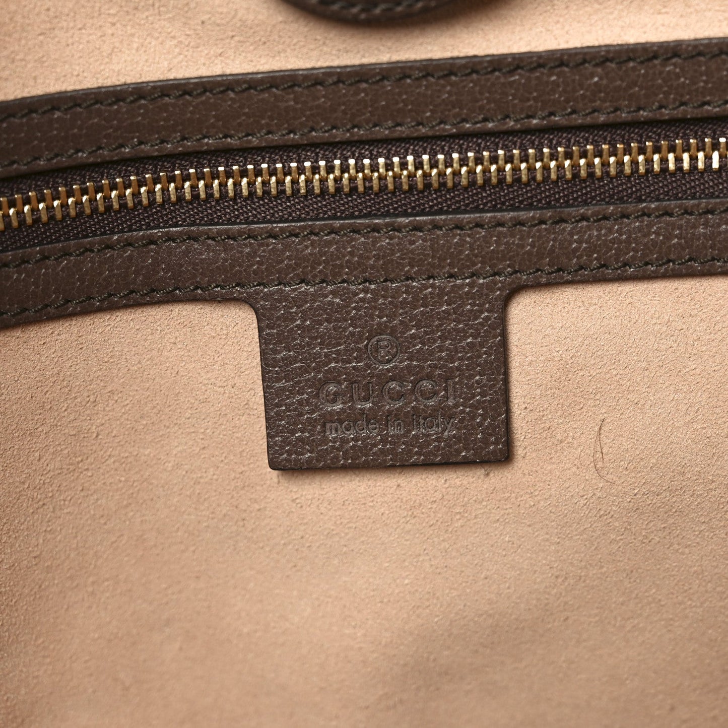 GG Supreme Monogram Textured Calfskin Web Medium Ophidia Shopping Tote Beige Ebony New Acero