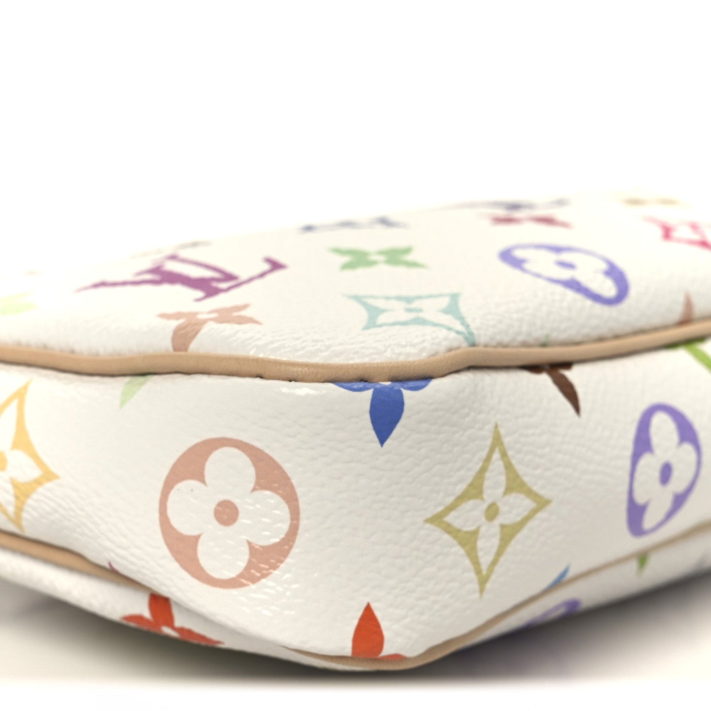 LV X TM Monogram Multicolor Pochette Accessories White