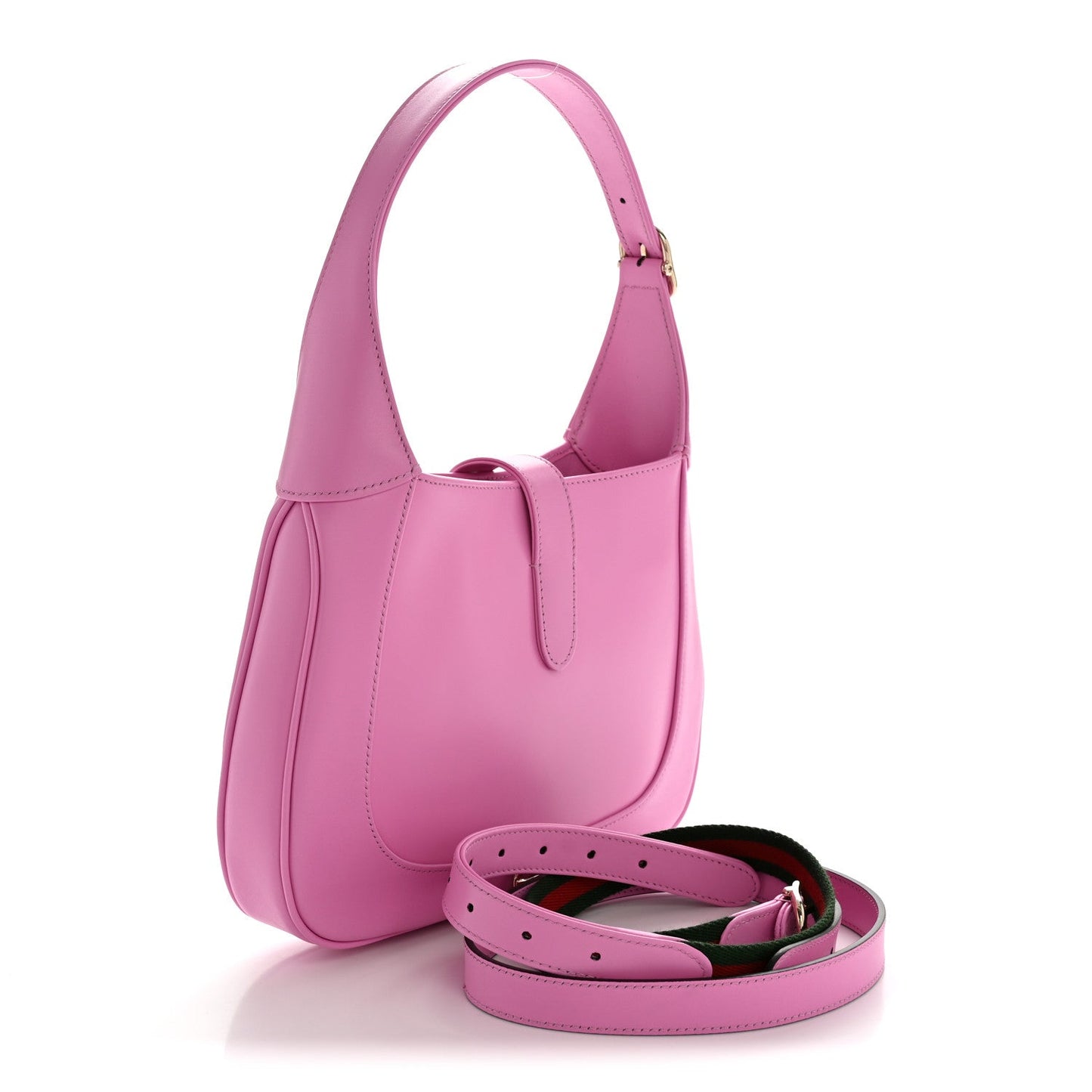 Ancora Calfskin Web Medium Jackie 1961 Hobo Pink