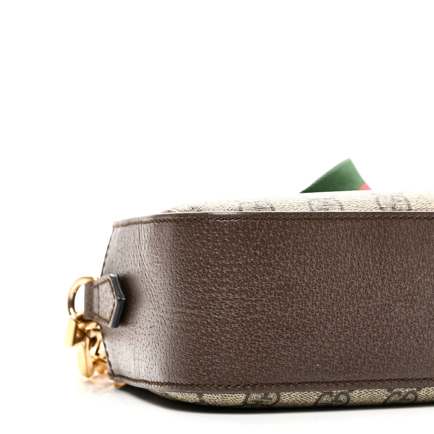 GG Supreme Monogram Web Neo Vintage Shoulder Bag Beige New Acero Crop