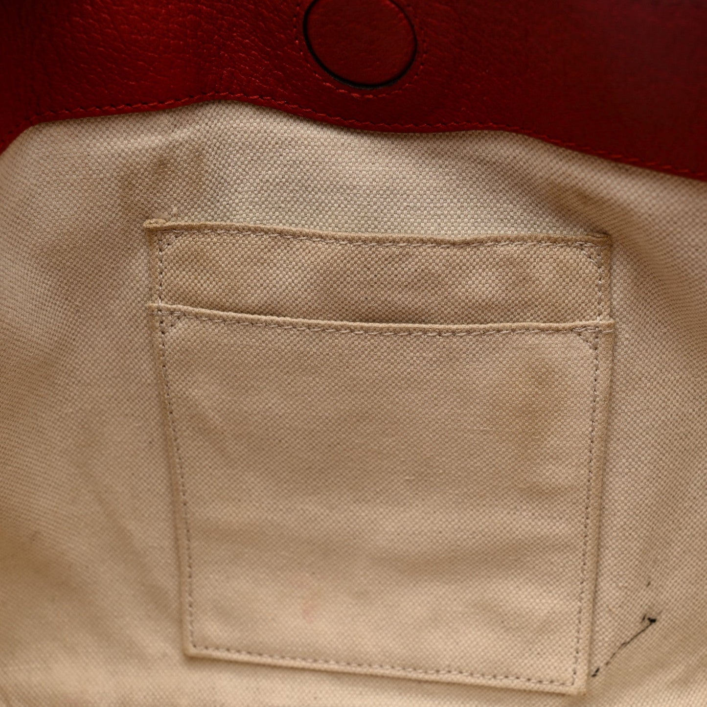 Soft GG Supreme Monogram Web Bosco Patch Small Crossbody Tote Beige Malva Hibiscus Red