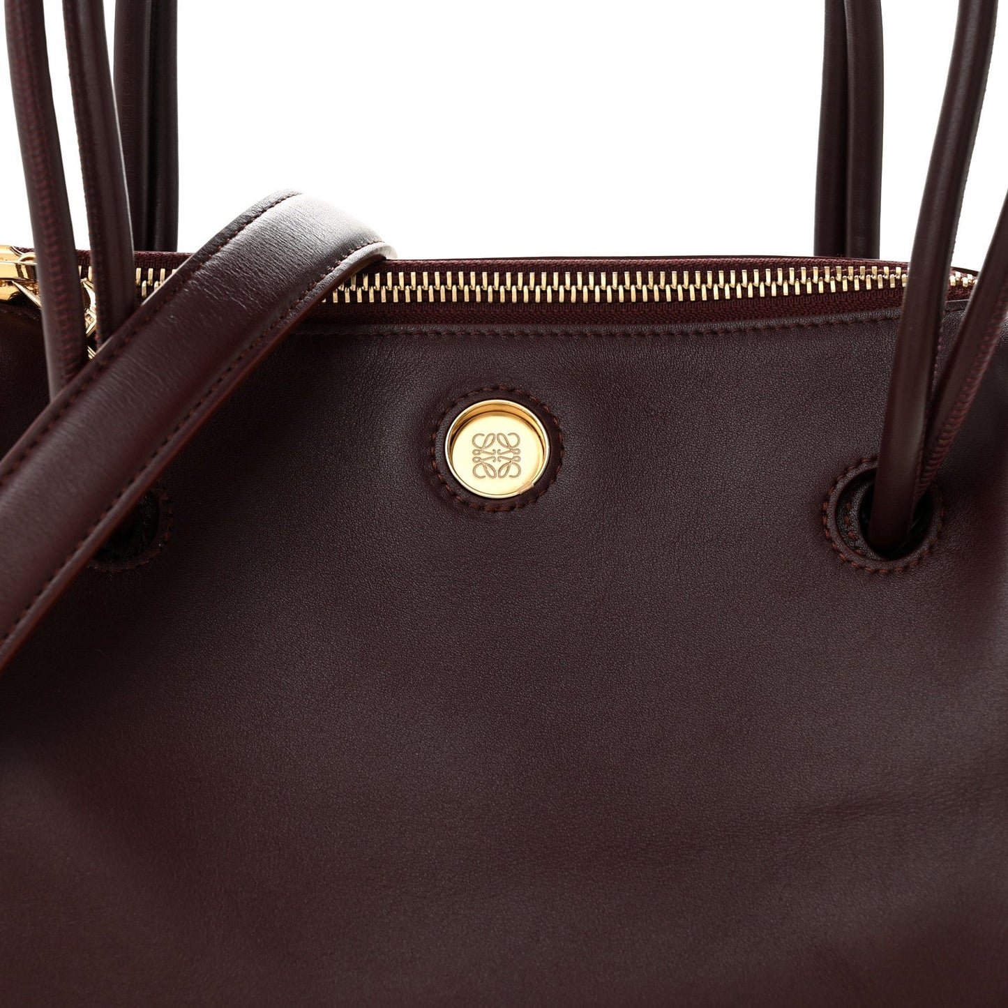 Supple Calfskin Small Madrid Bag Dark Burgundy