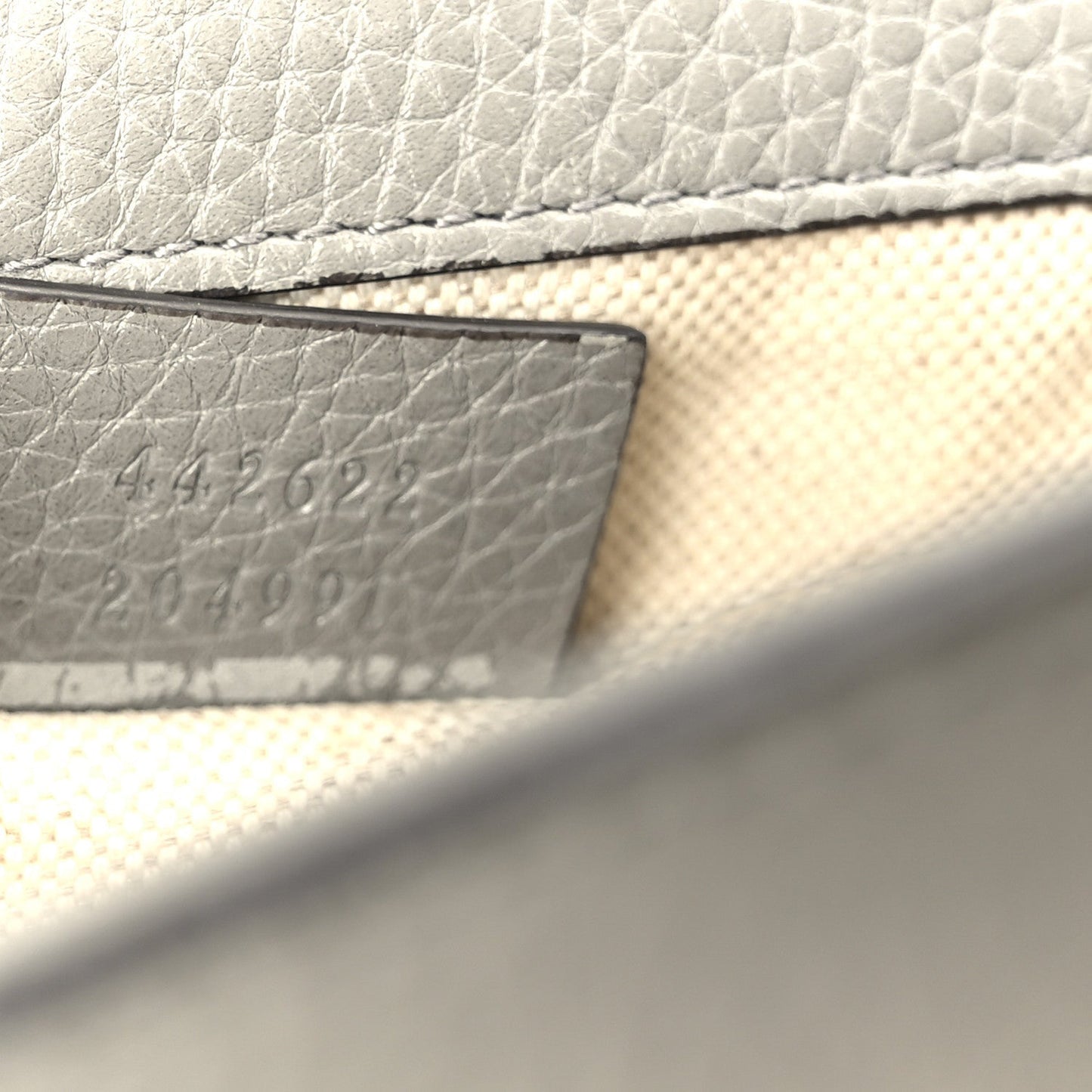 Cellarius Calfskin Mini GG Marmont Top Handle Bag Deep Grey