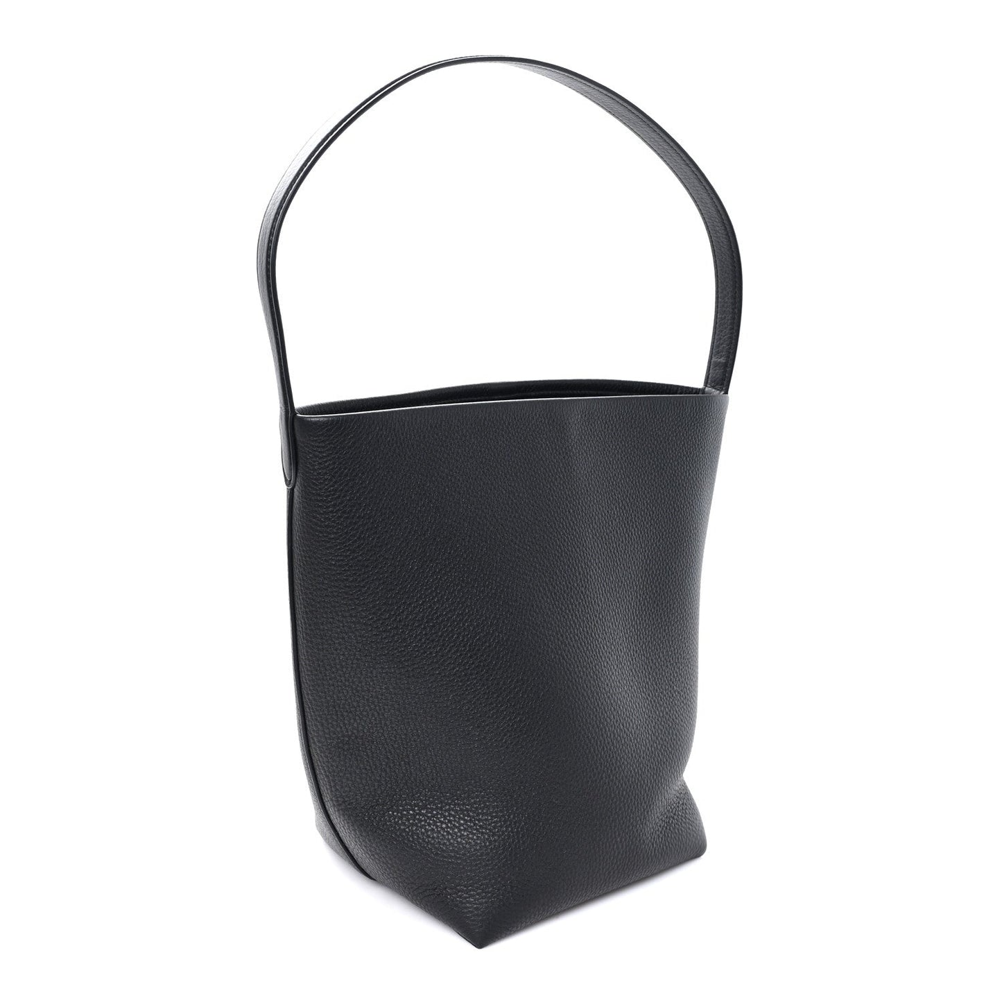 Grained Calfskin Medium N/S Park Tote Black