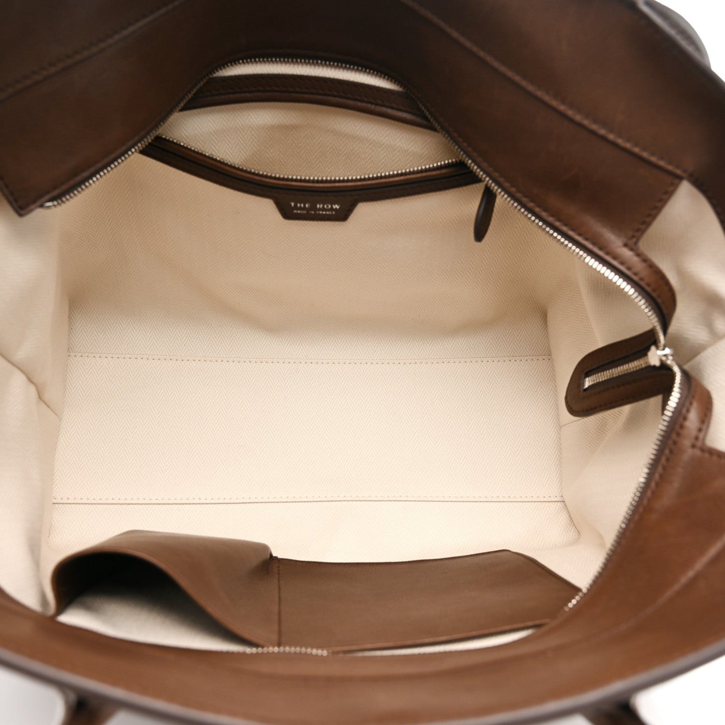 Polished Saddle Calfskin Marlo 14 Deep Brown