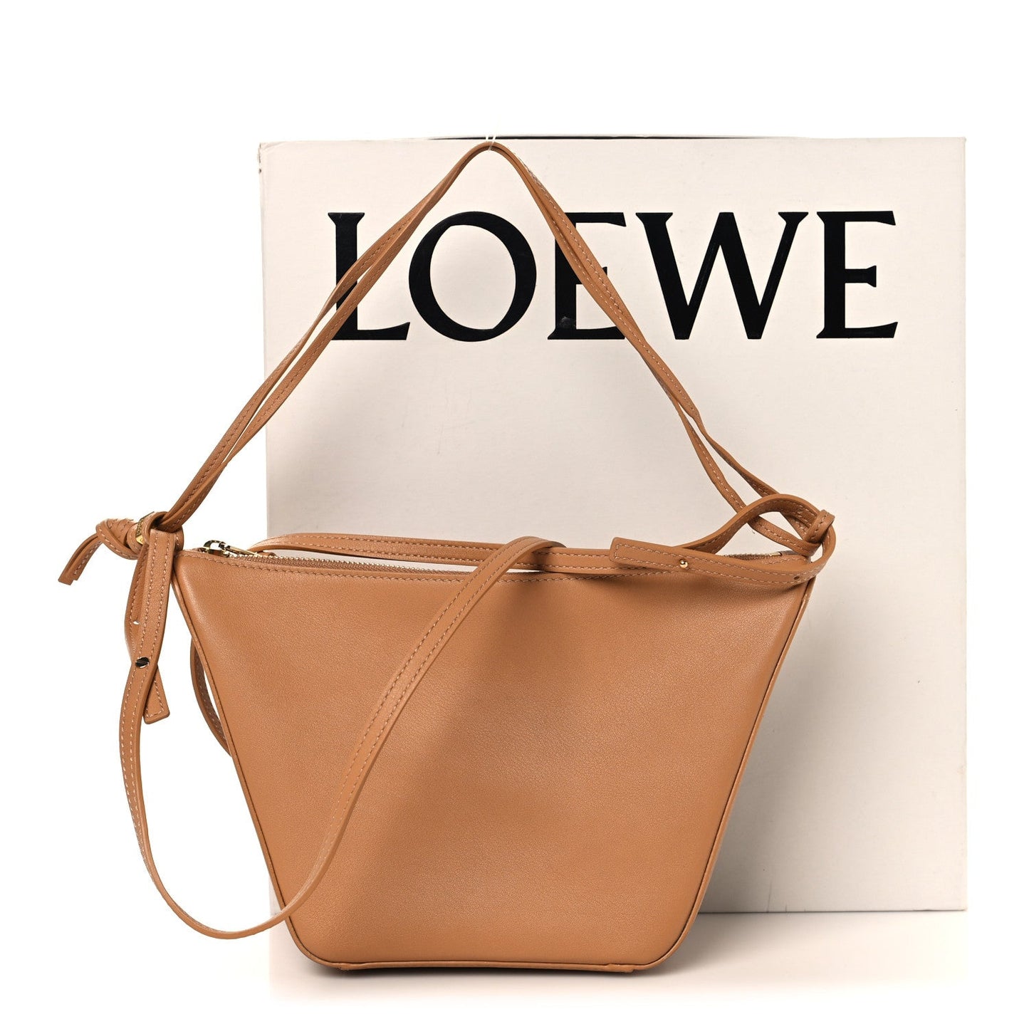 Calfskin Mini Hammock Hobo Tan