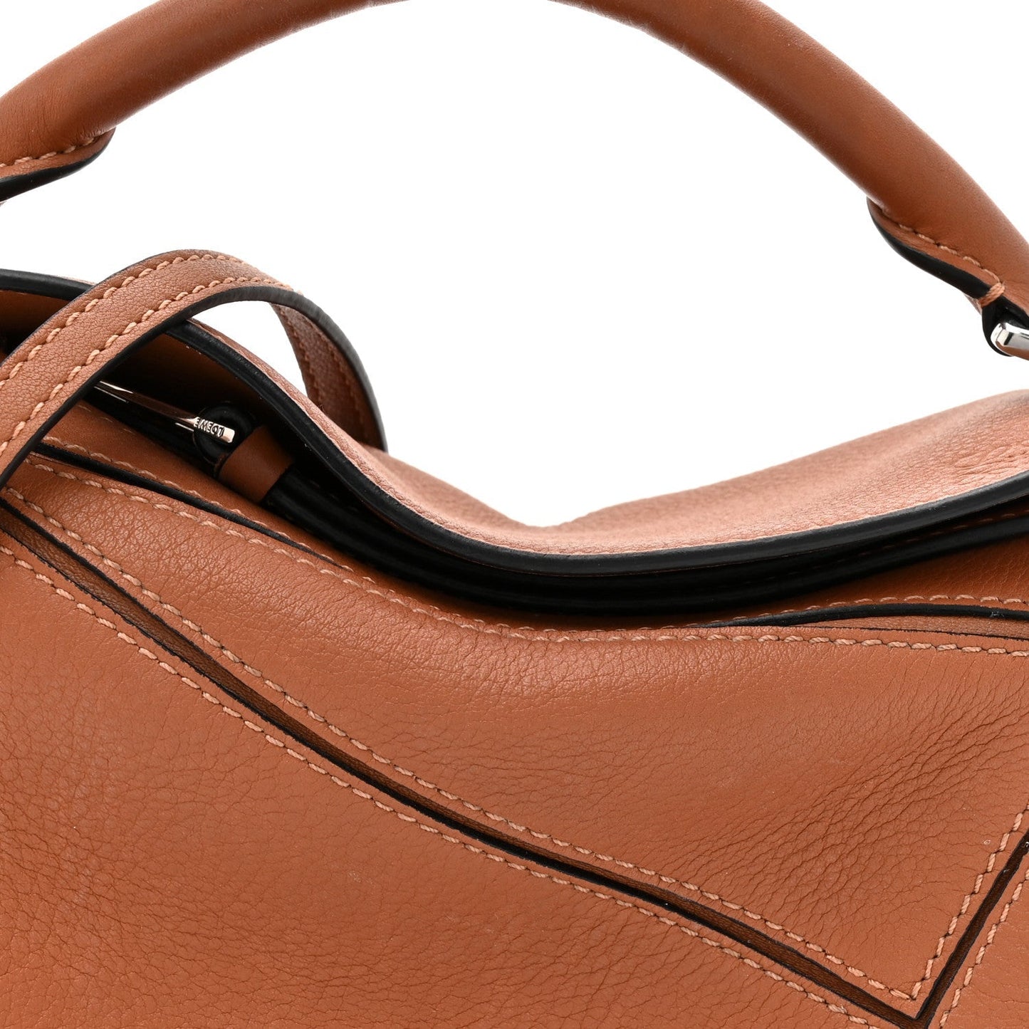 Calfskin Mini Puzzle Bag Tan