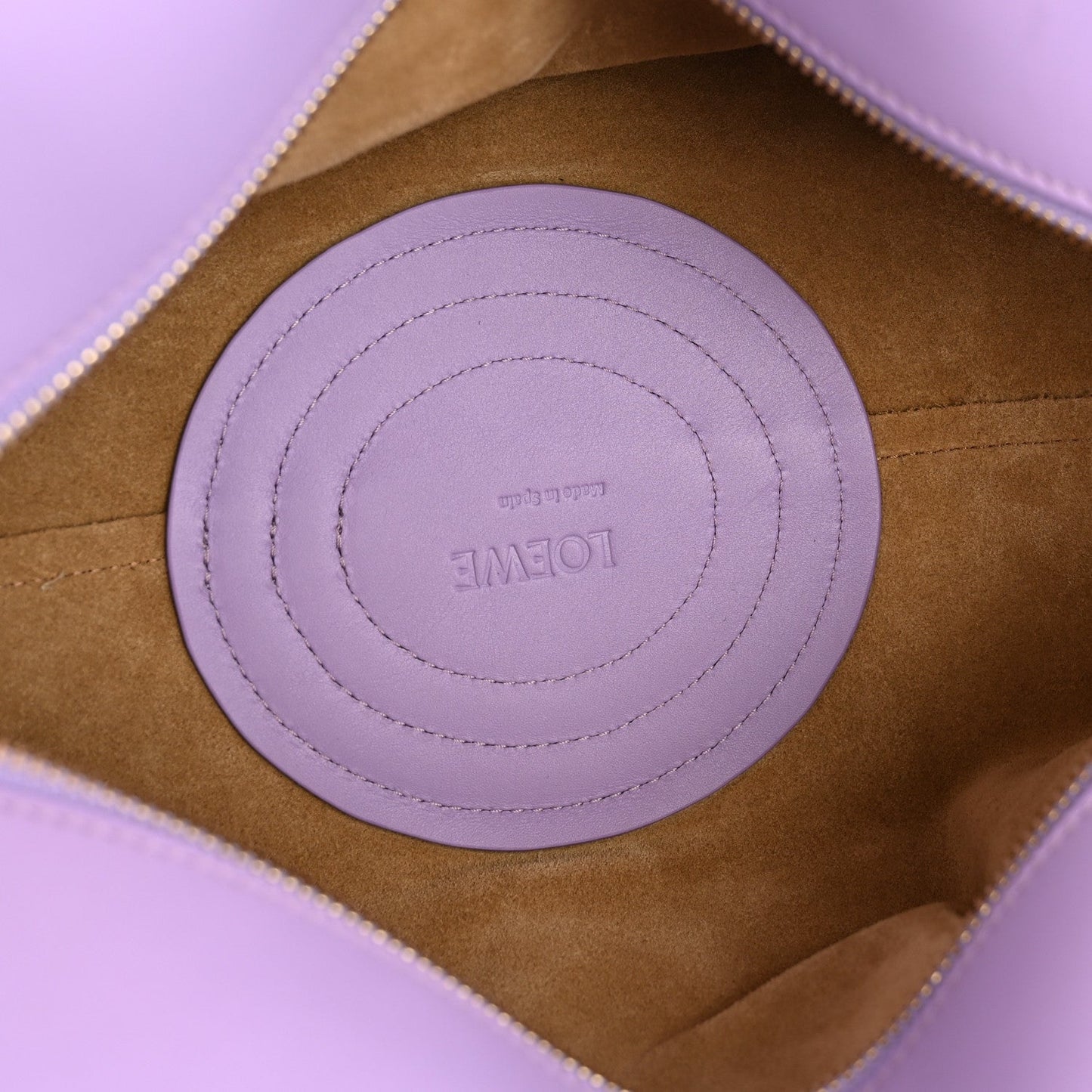 Shiny Nappa Calfskin Paseo Bag Light Mauve
