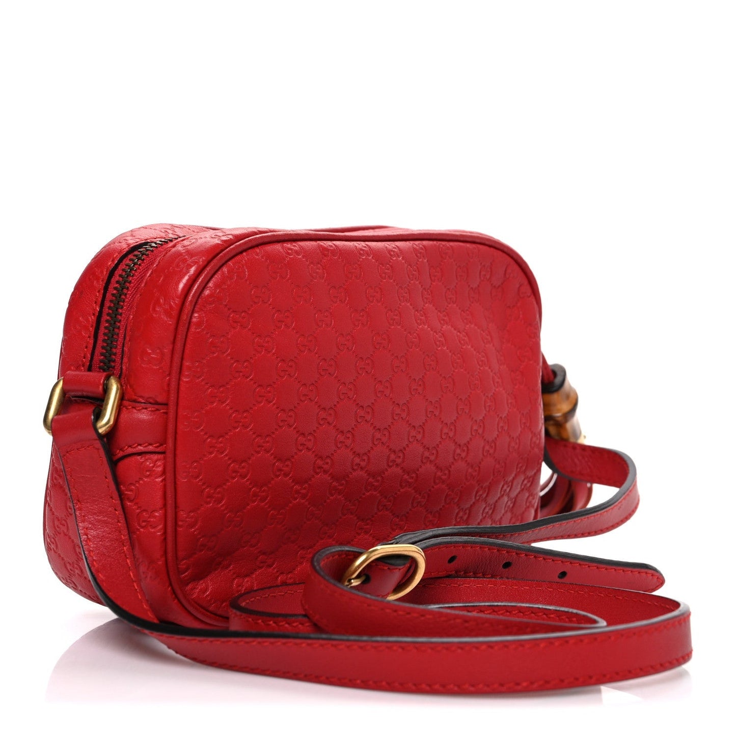 Microguccissima Sunshine Disco Crossbody Bag Red