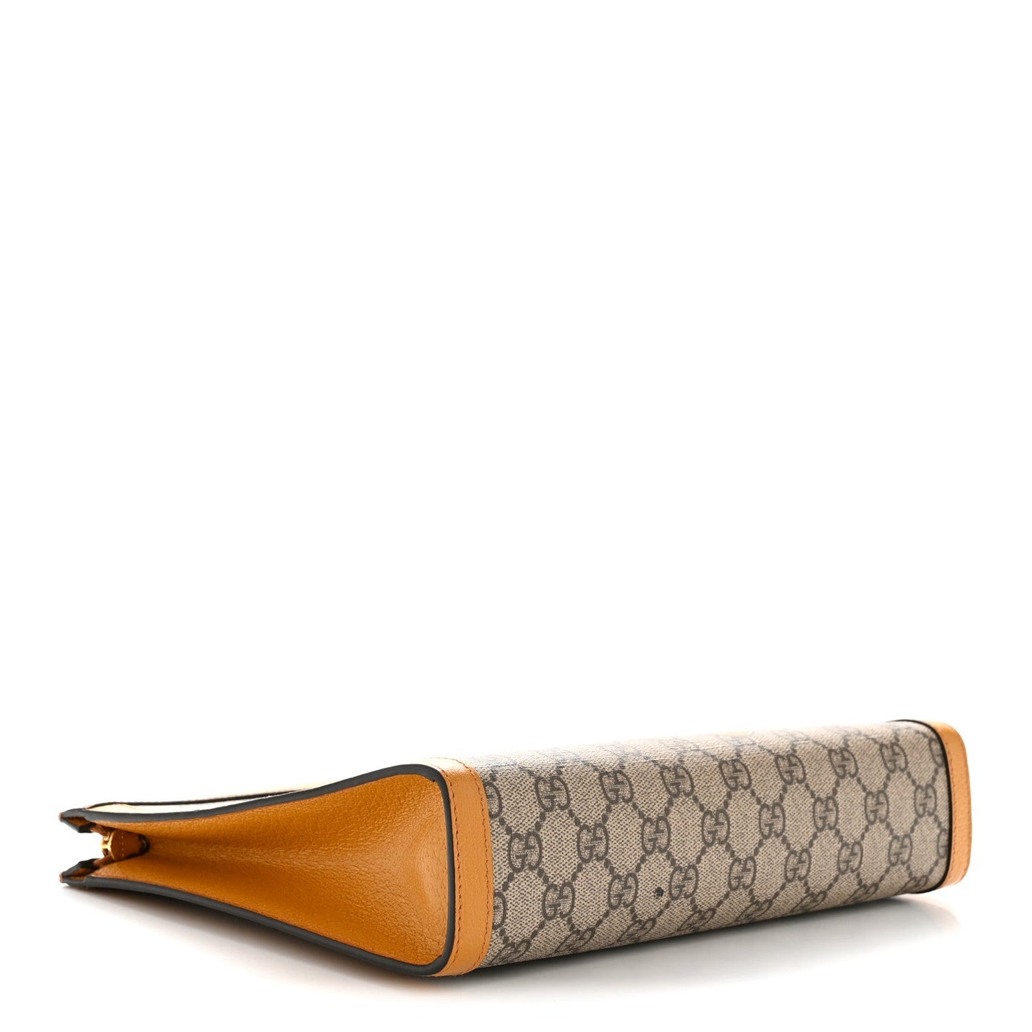 X KAI GG Supreme Monogram Toiletry Case Beige Vintage Sun Oil
